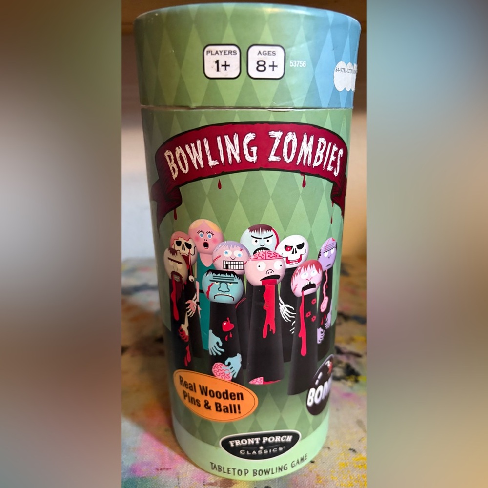 Zombie Bowling Game Set - Green and Black